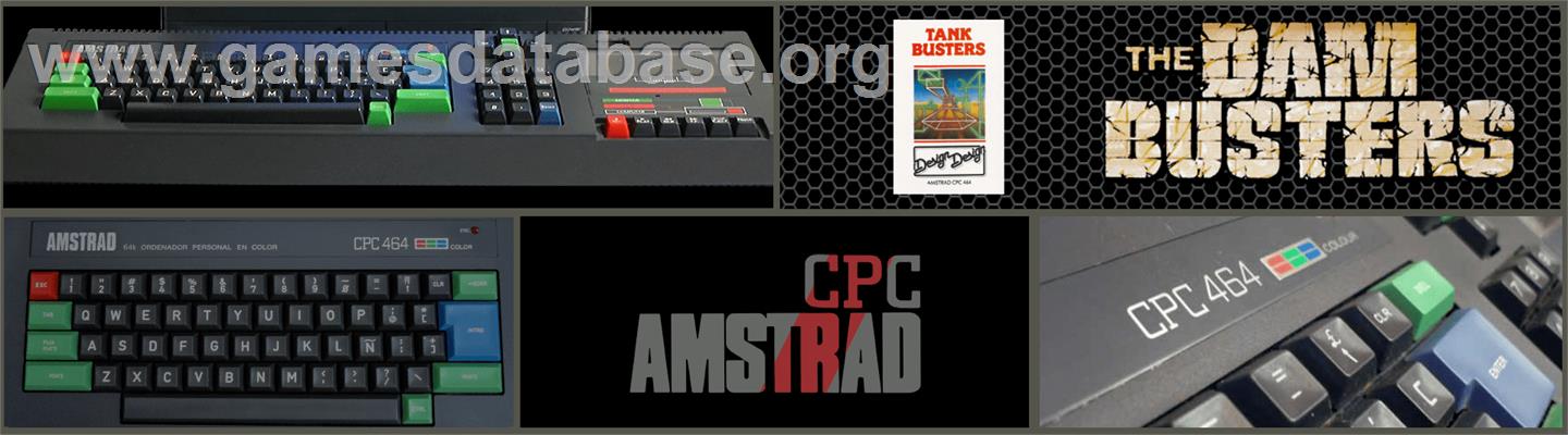 Tank Busters - Amstrad CPC - Artwork - Marquee